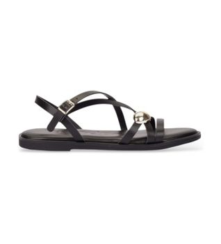 Wonders para mujer. AB-1823_941_5792 Sandalias de Piel Musa 23 Negro (41), Plano, Hebilla, Casual