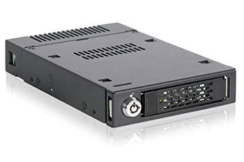 Icy Dock MB601M2K-1B caja para disco duro externo Caja externa para unidad de estado sólido (SSD) Negro 3.5