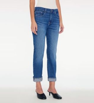 7 For All Mankind para mujer. JSDTC120SM Jeans Boyfriend de talle medio azul (26), Casual