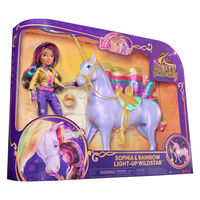 spin master - muneca sophia 11 cm y unicornio wildstar con luz 3048x4064x953 cm 6071553