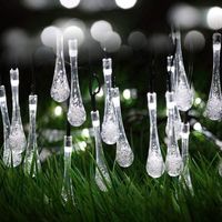 65m 30 led luces de hadas con energia solar para exteriores 30 led 8 modos