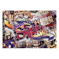 papel pintado 3d - cool graffiti 150x105 cm