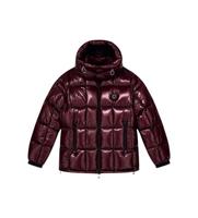 ax armani exchange para hombre xm003344af23755u6004 abrigo plumon elegant granate xl casual poliamida