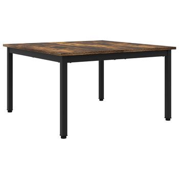 Mesa De Café - Mesa De Centro - Mesa Baja Roble Humo 80 X 80 X 45 Cm Madera De Ingeniería