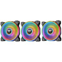 thermaltake riing quad 14 rgb radiator pack 3 ventiladores edicion premium negro