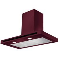 rangemaster hi-lite 90 chimney cooker hood - cranberry cranberry