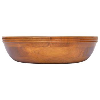 Lavabo De Baño Moderno | Lavabo De Madera Maciza De Teca Φ40x10 Cm