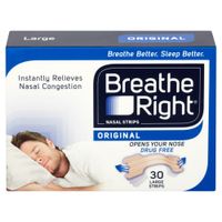 breathe right congestion relief nasal strips original large