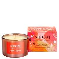 neom wellbeing london scent to de-stress cosy nights travel candle 75g