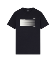ax armani exchange para hombre xm002520af10334ub101 camiseta estampado azul xxl casual algodon manga corta