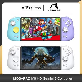Control Inalámbrico Mobapad M6s Gemini para Nintendo Switch / Switch OLED con Joystick de Efecto Hall, Vibración HD y Giroscopio de 6 Ejes