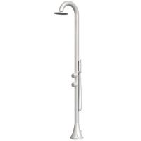 ducha blanca de acero inoxidable sined luna d ducha de mano