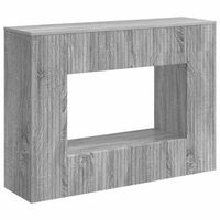 mesa consola  mesa de entrada gris sonoma 101 x 29 x 74 cm madera de ingenieria