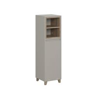 armario mediano elnor 30 x 1052 cm con cesto de ropa plegable vicco