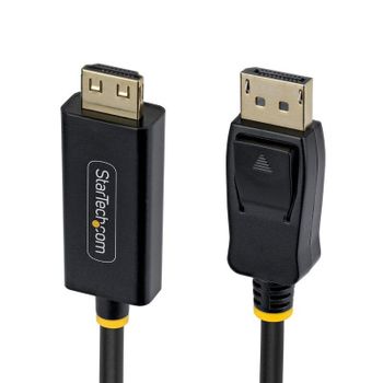 Cable Adaptador DisplayPort a HDMI StarTech de 2 m con 4K 60 Hz y HDR