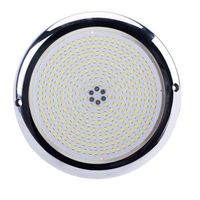 foco led blanco calido 15w para piscina o15cm en acero