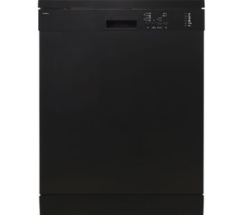 ESSENTIALS CDW60B18 Full-size Dishwasher - Black, Black