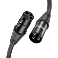 cable de audio xlr nuosiya 1 metro 2 unidades cobre libre de oxigeno