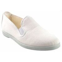 bienve zapatos lona 102 kunfu blanco para mujer