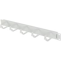 organizador de cables lanberg ak-1701-s 1u 19 5 soportes steel gris ral7035