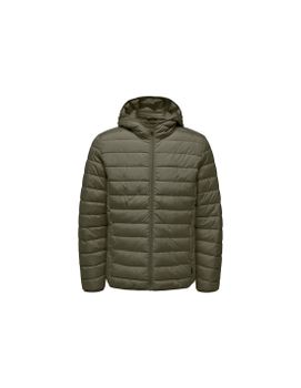 Chaqueta Only & Sons Onsbrody Quilt Hombre Oliva Oscura