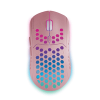 mouse inalambrico mars gaming mmw3 pink usb 24g bateria recargable 3200dpi ultraligero hive iluminacion rgb flow