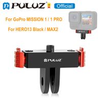 base de montaje magnetica de liberacion rapida puluz para gopro mission 1 1 pro hero13 black max2 accesorios de camara de accion de aleacion de aluminio