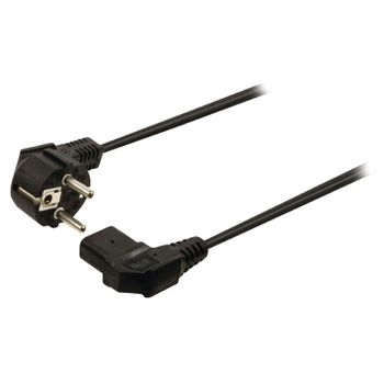Cable de Alimentación ANGULADO Schuko - IEC de 1,8 Mts