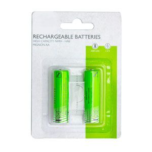 Pilas Recargables AA 2600mAh (2 unidades)