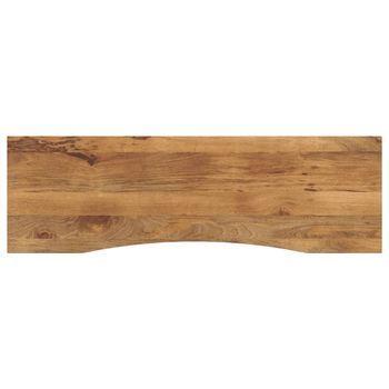 Tablero Escritorio Con Curva Madera Mango Rugosa 160x50x2,5 Cm Vidaxl