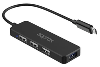 approx hub usb tipo-c 3usb 20  1puerto usb 30