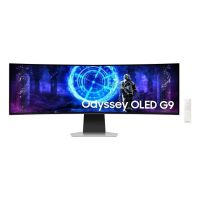 samsung odyssey g9 s49dg954su 49 dual qhd 240hz oled curvo gaming hub freesync smart tv ajustable plata