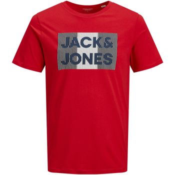 Jack & Jones Camiseta 12255502 JWHCORP LOGO TEE SS O-NECK PLAY JNR TRUE RED para niño