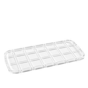 Plato para pastel rectangular con cruz