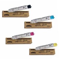 original multipack xerox phaser 6360dn printer toner cartridges 4 pack -106r01217