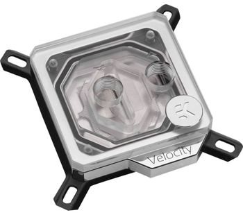 EK-Velocity D-RGB Intelu0026reg CPU Water Block - Nickel & Plexi