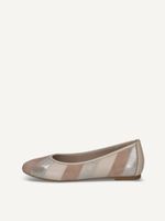 caprice ballerina brown made of leather with block heel size 36