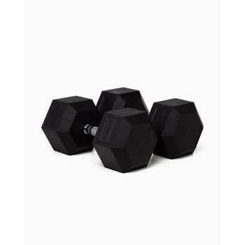 Mancuernas Hexagonales 40kg (pareja) - Boomfit