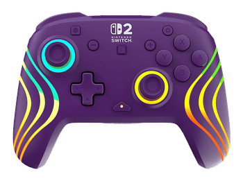 Mando Nintendo Switch - Turtle Beach Afterglow™ Wave Wireless Controller, Para / Lite OLED 2, Morado