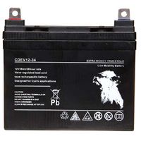 agm 12v 34ah sealed deep cycle lug term