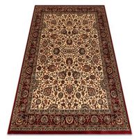 alfombra de lana kashqai 4362 102 ornamento beige  burdeos 135x200 cm