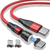 linea magnetica de carga rapida y transmision de datos uslion pd60w tipo c para cable tipo cipmicro de 1m2m de longit