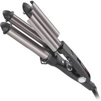 babylisspro tripple waver rizador de pelo caliente negro 125 w 27 m