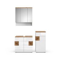 conjunto de muebles de bano eden 3 piezas vicco