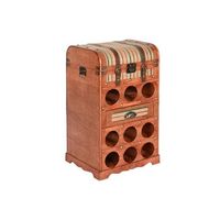botellero alamo pu 40x355x71 marron