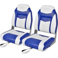 asiento de barco plegable con respaldo alto asientos barco con cojin acolchado suave costway 42 x 50 x 51 cm