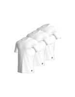 camiseta adidas ss tee crew active core cotton hombre blanco