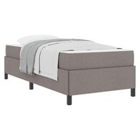 cama tapizada  200 x 80 cm   - taupe