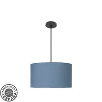 colgante moda 2xe27 negroazul regx40x40 cm cdifusor