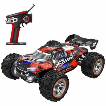 Wltoys 184008 RTR 1/18 2.4G 4WD Coche RC sin escobillas todoterreno a alta velocidad con luces LED Camión completo de mo